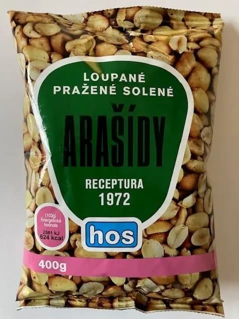 RETRO – arašídy pražené solené 400 g - náhled 2