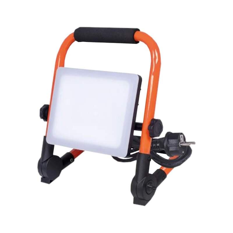 Reflektor LED přenosný 50 W se sklopným stojanem, 4500 lm, 4000 K, IP65 - náhled 4