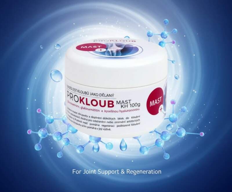 ProKloub mast KH 100 g – glukosamin, chondroitin, kyselina hyaluronová