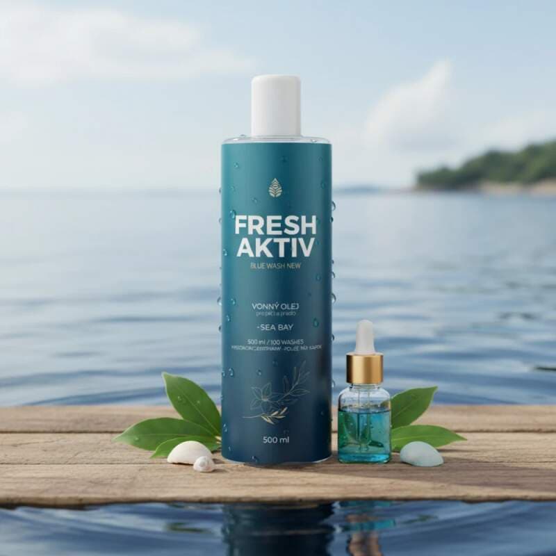 Fresh Aktiv vonný olej na praní – Sea Bay, 500 ml