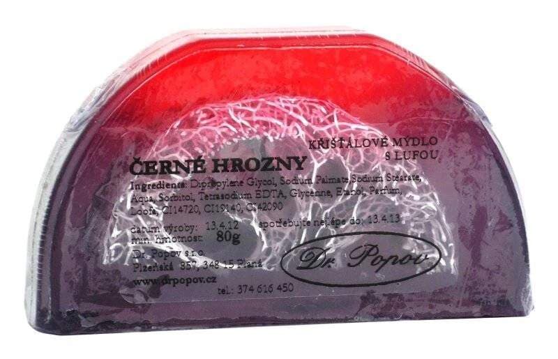 Lufa mýdlo – černé hrozny, 100 g
