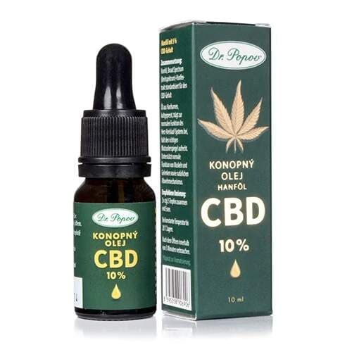 Konopný olej s CBD 10 %, 10 ml
