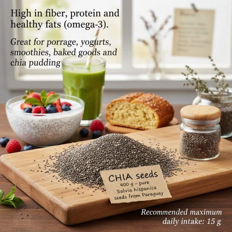 Chia semínka 400 g – Paraguay
