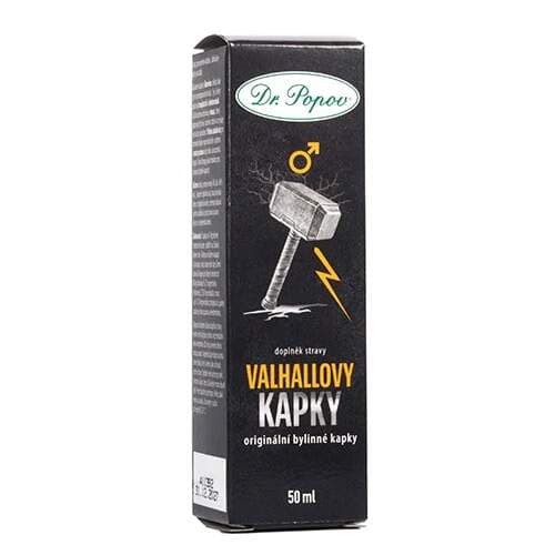 Dr. Popov Valhallovy kapky – originální bylinný extrakt, 50 ml