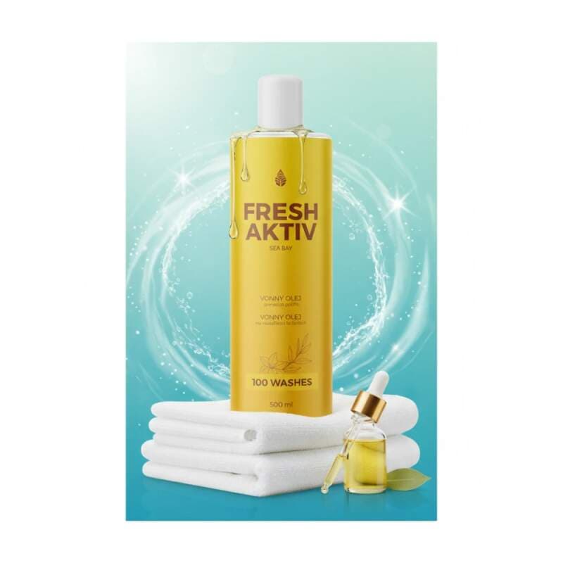 Fresh Aktiv vonný olej na praní Sea Bay, 500 ml
