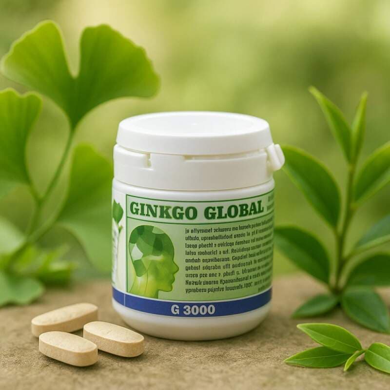 Ginkgo Global s Ginkgo biloba a cholinem, 90 tablet