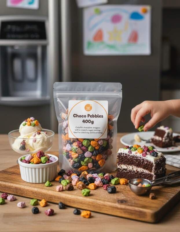 Čoko kamínky – barevné čokoládové dražé 400 g - náhled 2