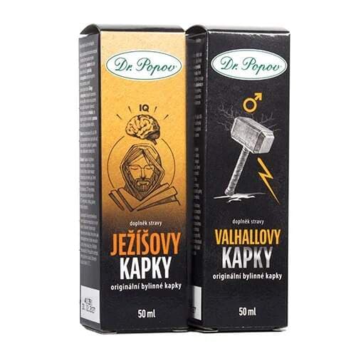 Dr. Popov Valhallovy kapky – originální bylinný extrakt, 50 ml - náhled 2
