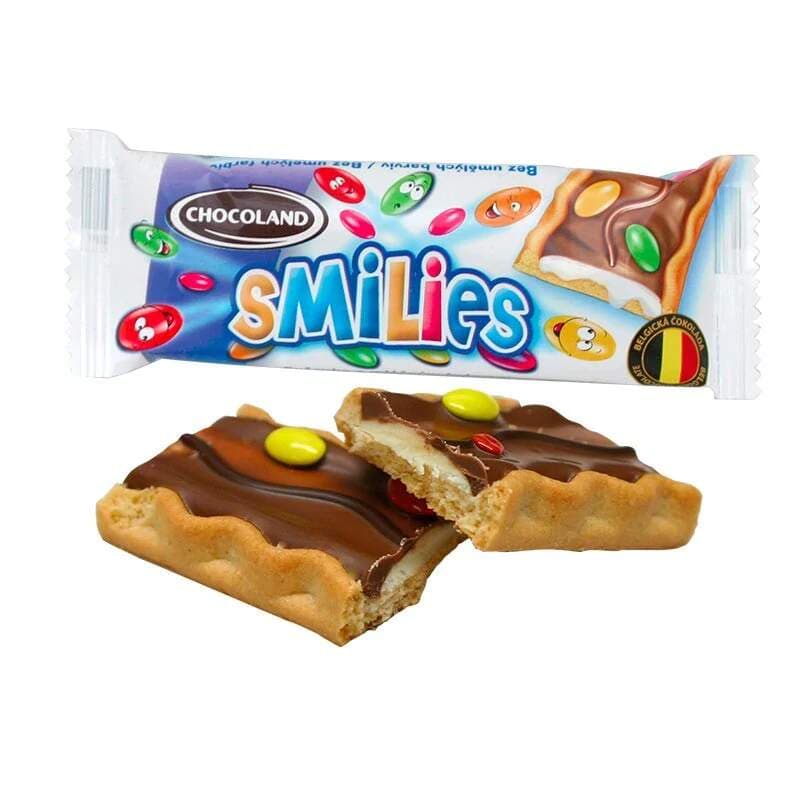SMILIES sušenky s mléčným krémem 12×27 g (324 g) - náhled 2