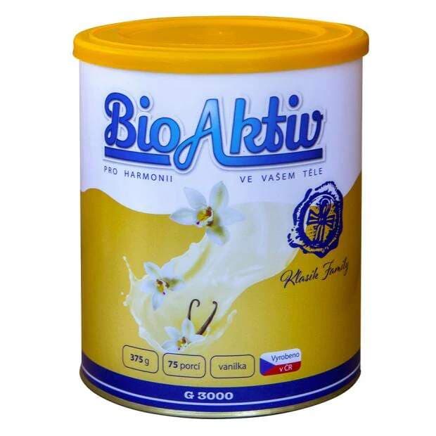 Bioaktiv Klasik Family vanilka – prášek 375 g - náhled 2