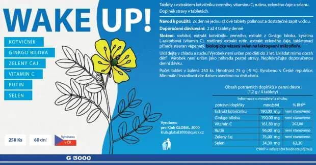 WAKE UP! s kotvičníkem a ginkgem - náhled 2