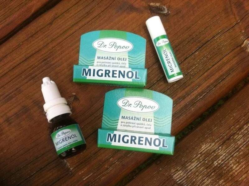 Migrenol – masážní olej roll-on 6 ml (Dr. Popov) - náhled 3