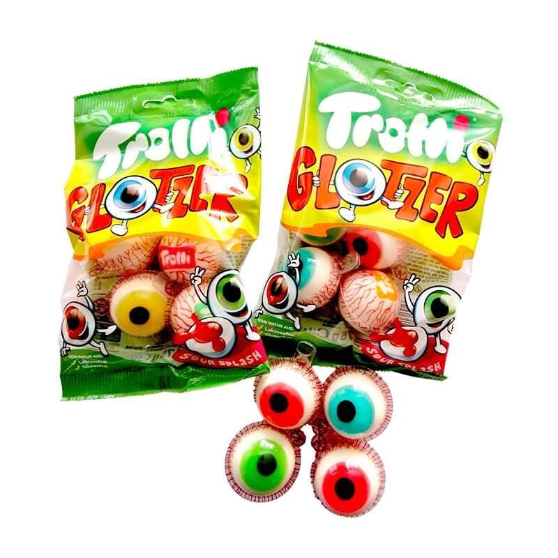 Trolli Oči 8×18,8 g (8 ks) – pěnové bonbóny s 10% ovocnou náplní - náhled 3