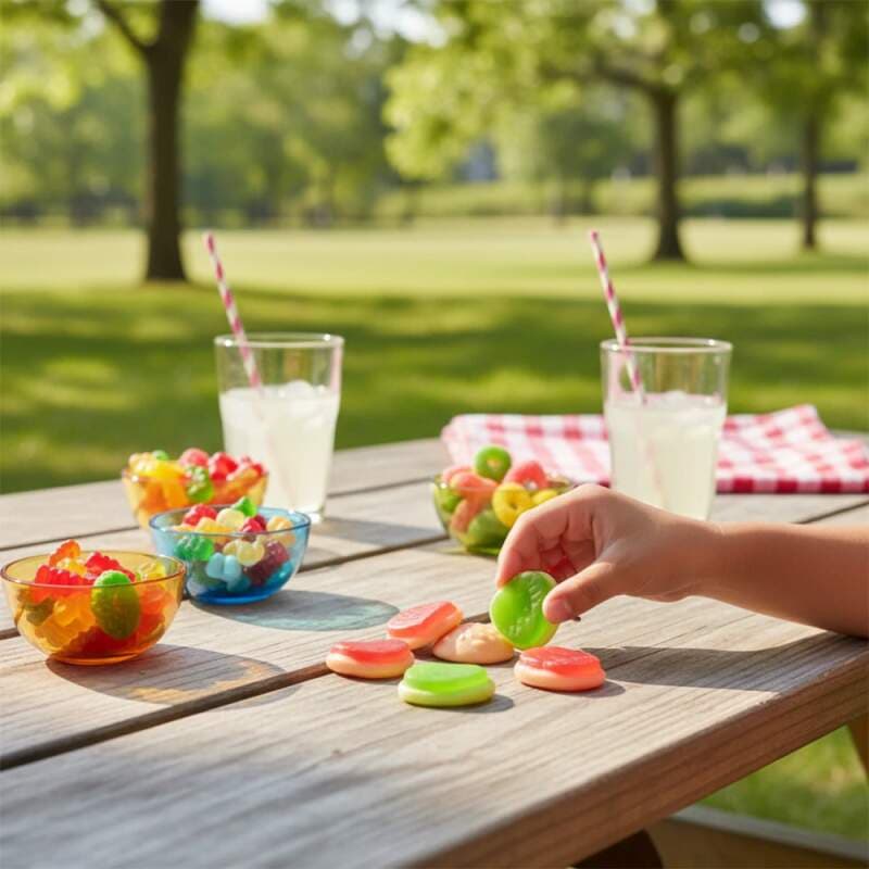 Pedro Fun Burger – želé bonbony ve tvaru hamburgerů 1 kg - náhled 3