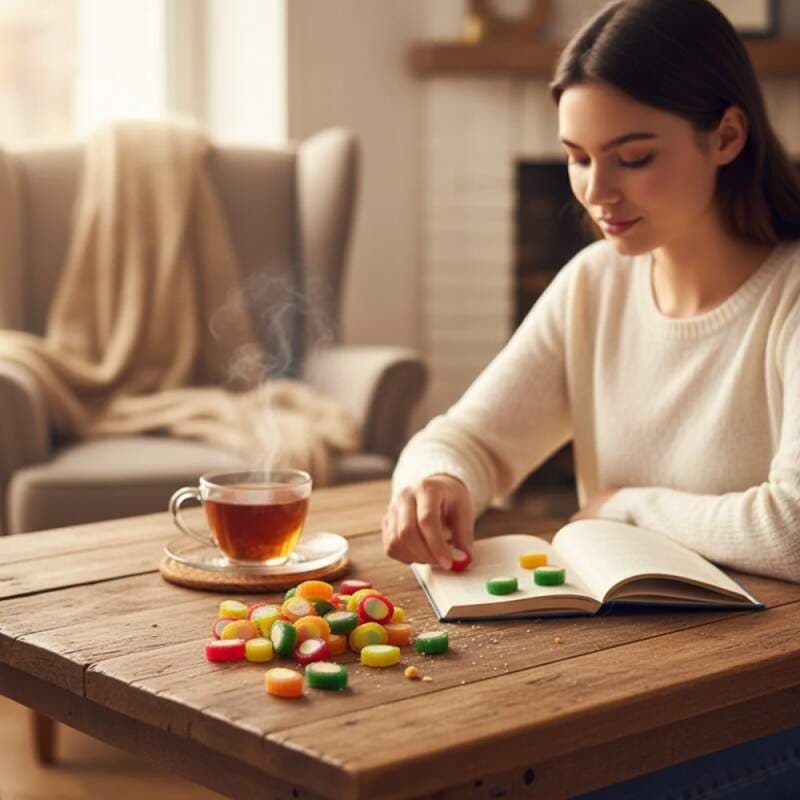 DUO ovocné želé pendreky 900 g – jahoda, citron, broskev, limeta - náhled 3