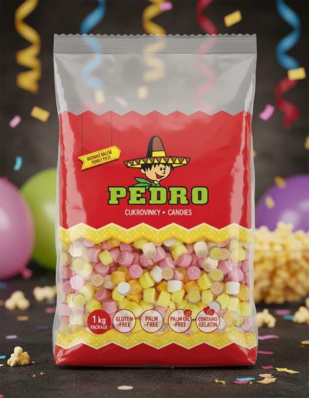 Pedro Špuntíci – šlehané ovocné želé 1 kg, bez lepku - náhled 3