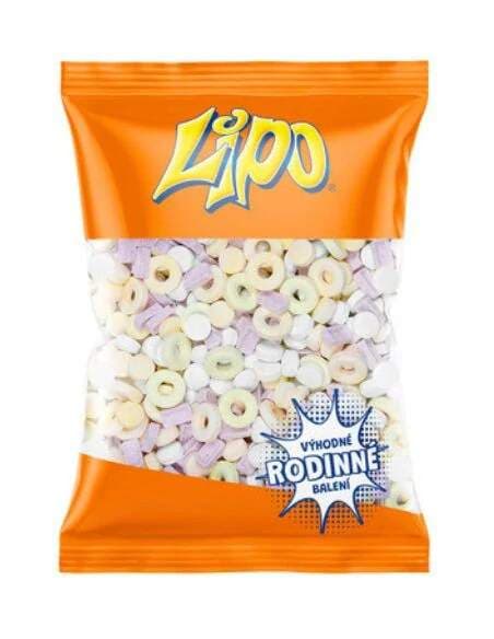 Komprimátový mix 1000 g – retro ovocné bonbony bez lepku - náhled 3