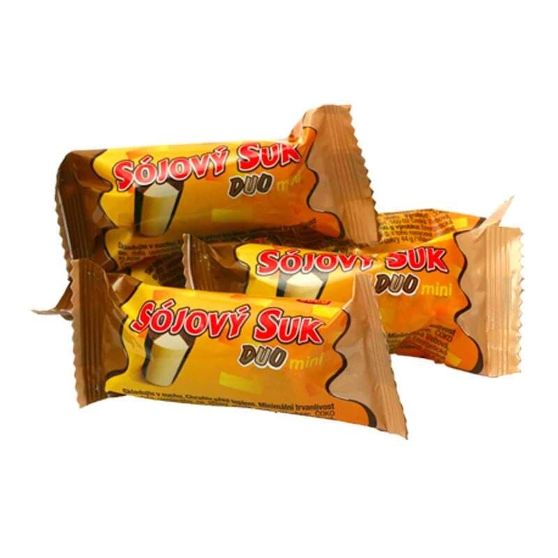 SUK DUO MINI 25×25 g (625 g) – bezlepková sójová mini tyčinka - náhled 3