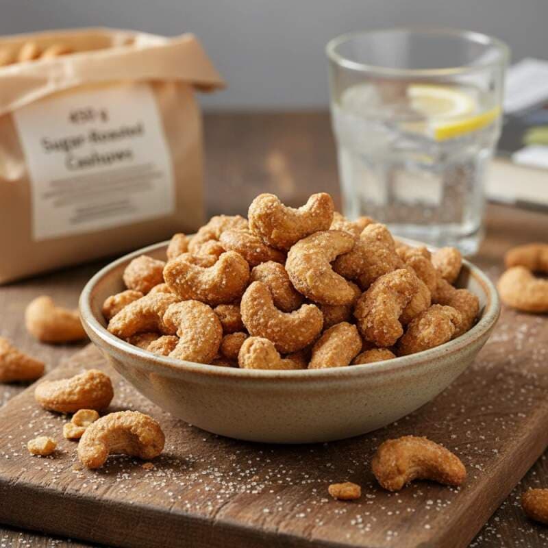 Pražené kešu v cukru 450 g - náhled 3