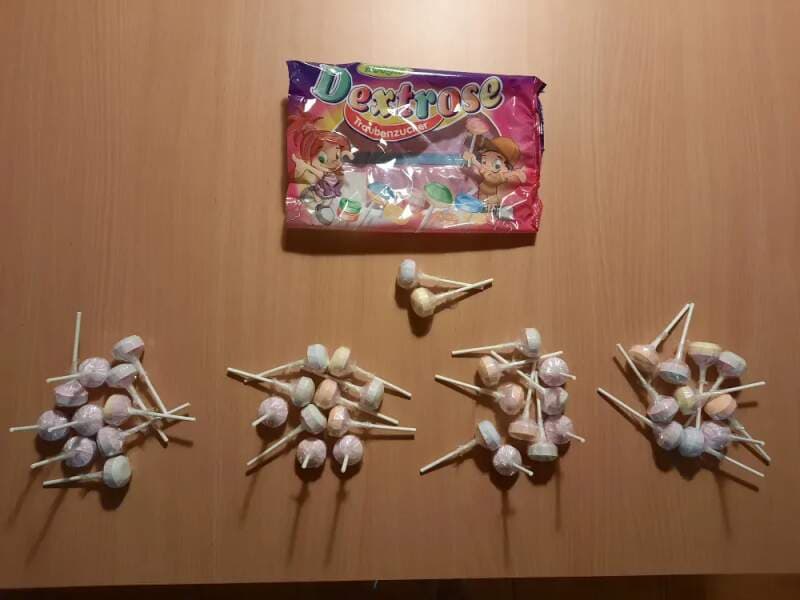 Woogie Lízátko lipové balené 400 g – ovocná lízátka z hroznového cukru bez lepku - náhled 3