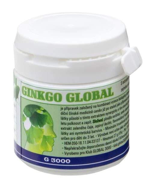 Ginkgo Global s Ginkgo biloba a cholinem, 90 tablet - náhled 3