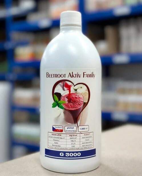 Beetroot Aktiv Family 1 000 ml – červená řepa (sirup) - náhled 3
