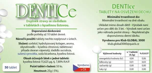 DENTICE MIX TABLETY ( 50 + 250 TABLET ) - náhled 4