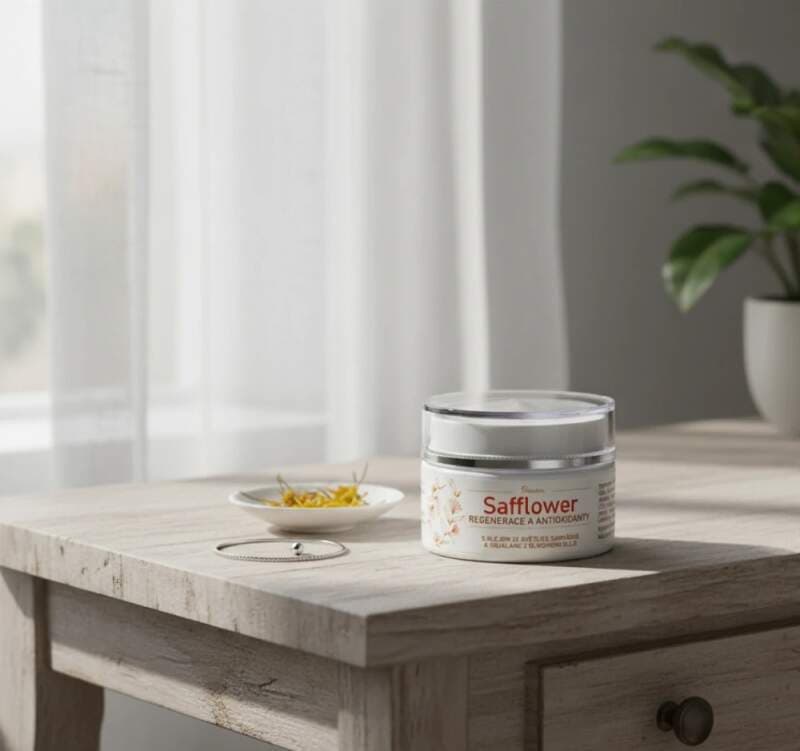 SAFFLOWER CREAM – lehký regenerační krém se světlicovým olejem a skvalanem, 50 ml - náhled 4