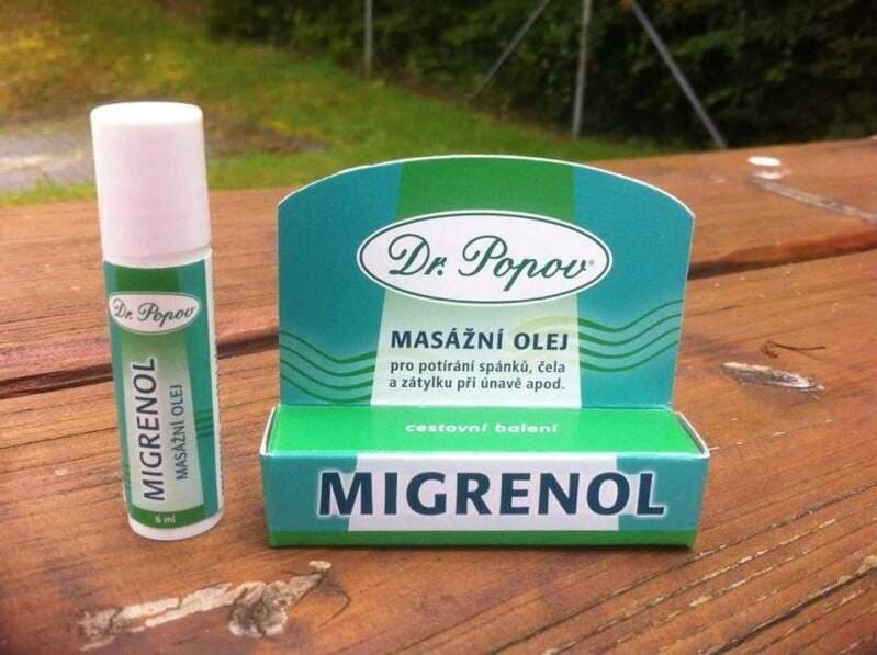 Migrenol – masážní olej roll-on 6 ml (Dr. Popov) - náhled 4