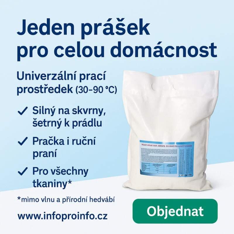 Koncentrovaný univerzální enzymatický prášek na praní (30–90 °C) - náhled 4