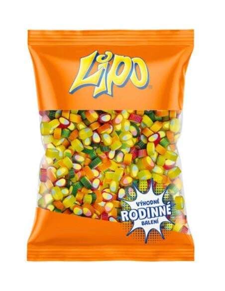 DUO ovocné želé pendreky 900 g – jahoda, citron, broskev, limeta - náhled 4