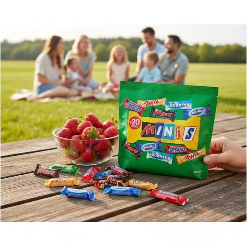 Mars Minis – mix Snickers, Mars, Twix, Bounty a Milky Way 400 g - náhled 4