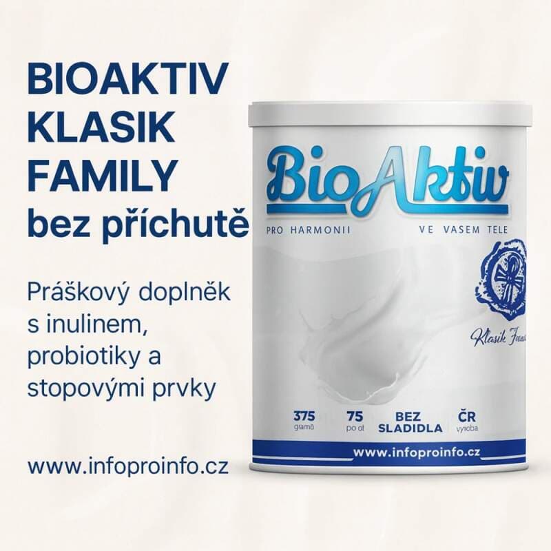 BioAktiv Klasik Family bez příchutě 375 g - náhled 4