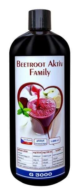 Beetroot Aktiv Family 1 000 ml – červená řepa (sirup) - náhled 4