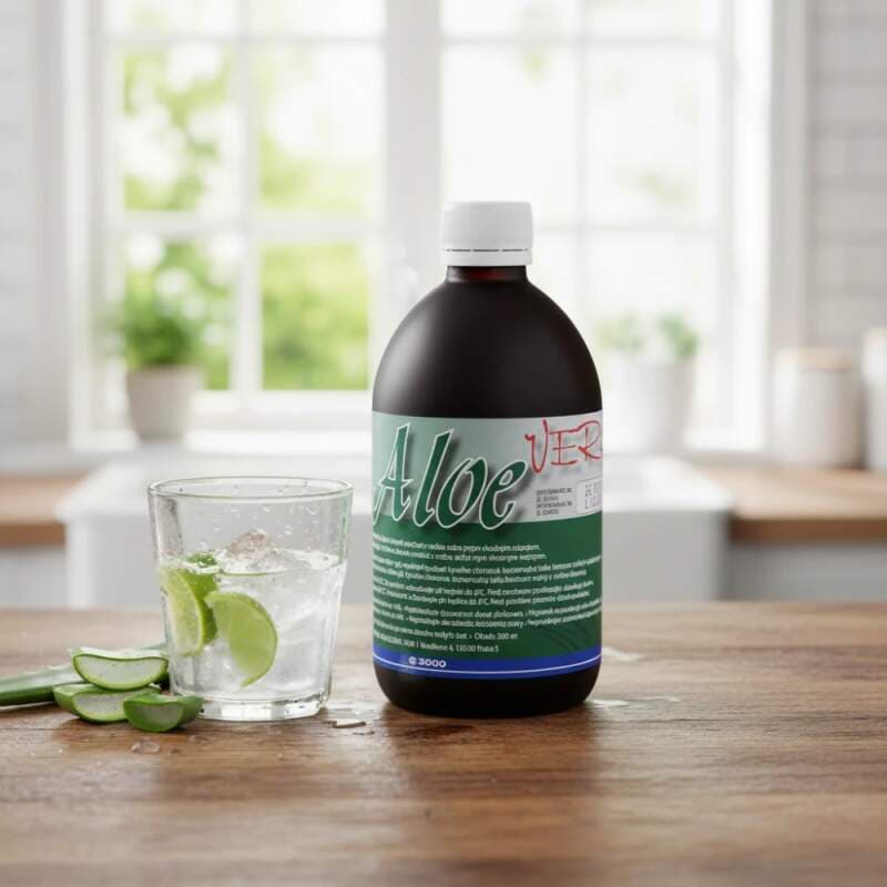 Aloe vera gel 99,5 % s dužinou – 500 ml (IASC, bez aloínu) - náhled 4