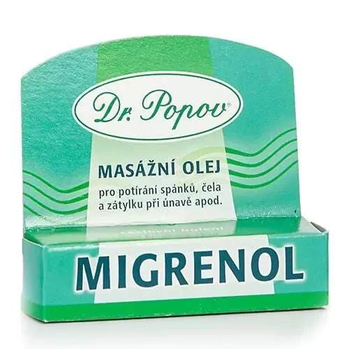 Migrenol – masážní olej roll-on 6 ml (Dr. Popov) - náhled 5