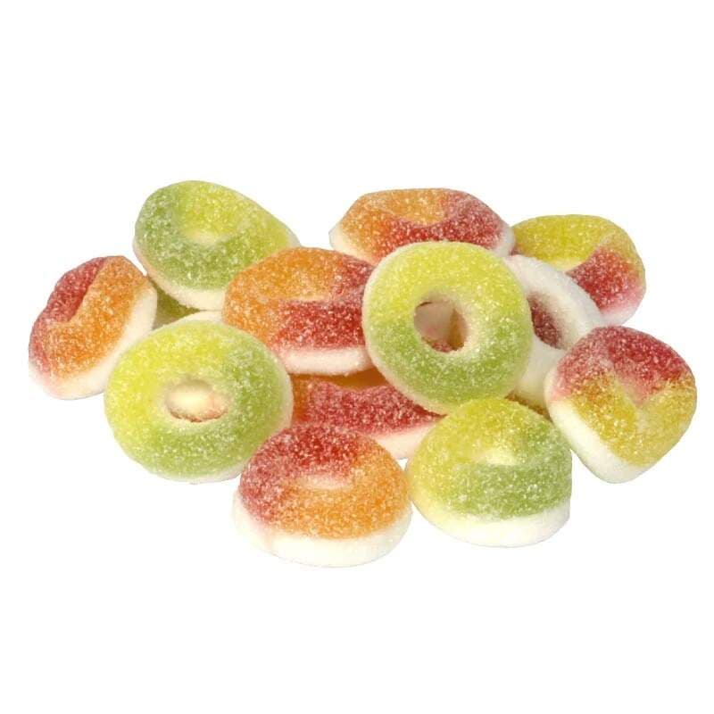 Pedro Mini kroužky – kyselé ovocné želé 1 kg - náhled 5