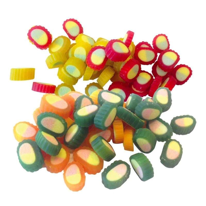 DUO ovocné želé pendreky 900 g – jahoda, citron, broskev, limeta - náhled 5