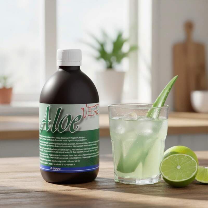 Aloe vera gel 99,5 % s dužinou – 500 ml (IASC, bez aloínu) - náhled 5