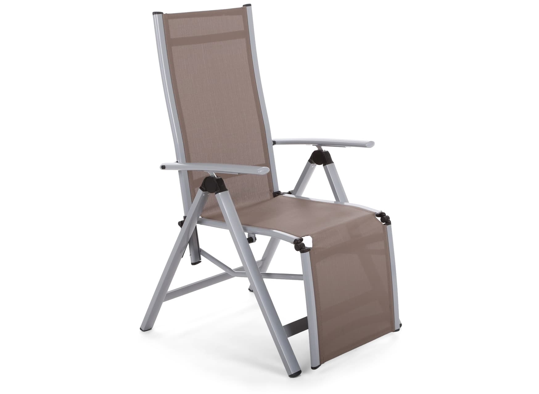 Home&Garden Zahradní židle Ibiza Relax Silver / Taupe