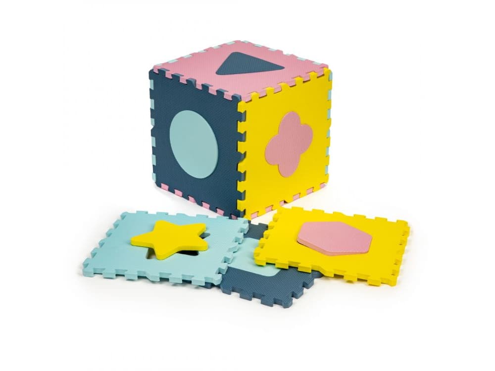 Ecotoys Pěnová podložka pro děti PUZZLE 121,5 cm, 008 - náhled 4