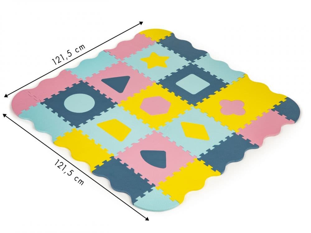 Ecotoys Pěnová podložka pro děti PUZZLE 121,5 cm, 008 - náhled 3