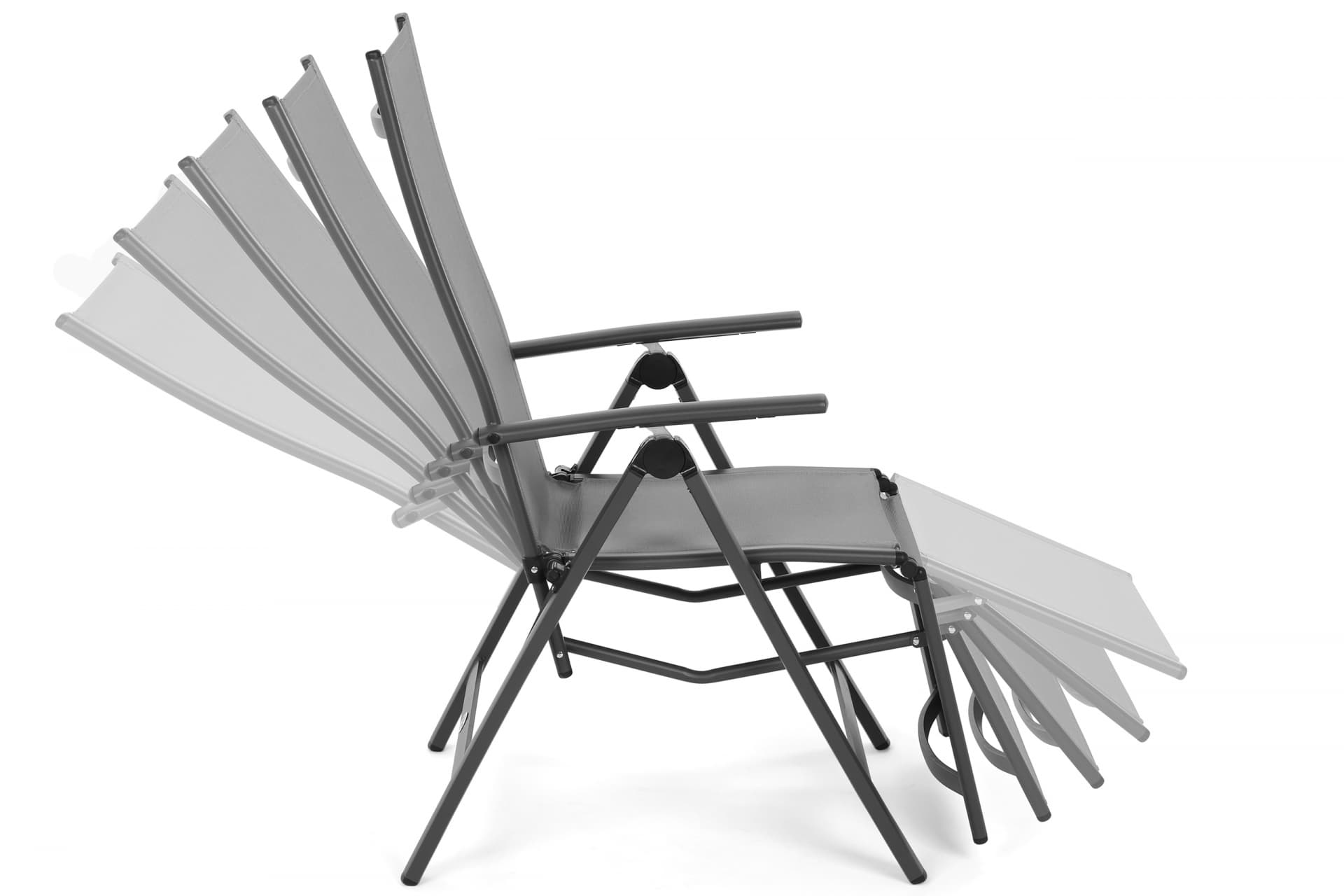 Home&Garden Zahradní židle Ibiza Relax Grey / Taupe - náhled 3