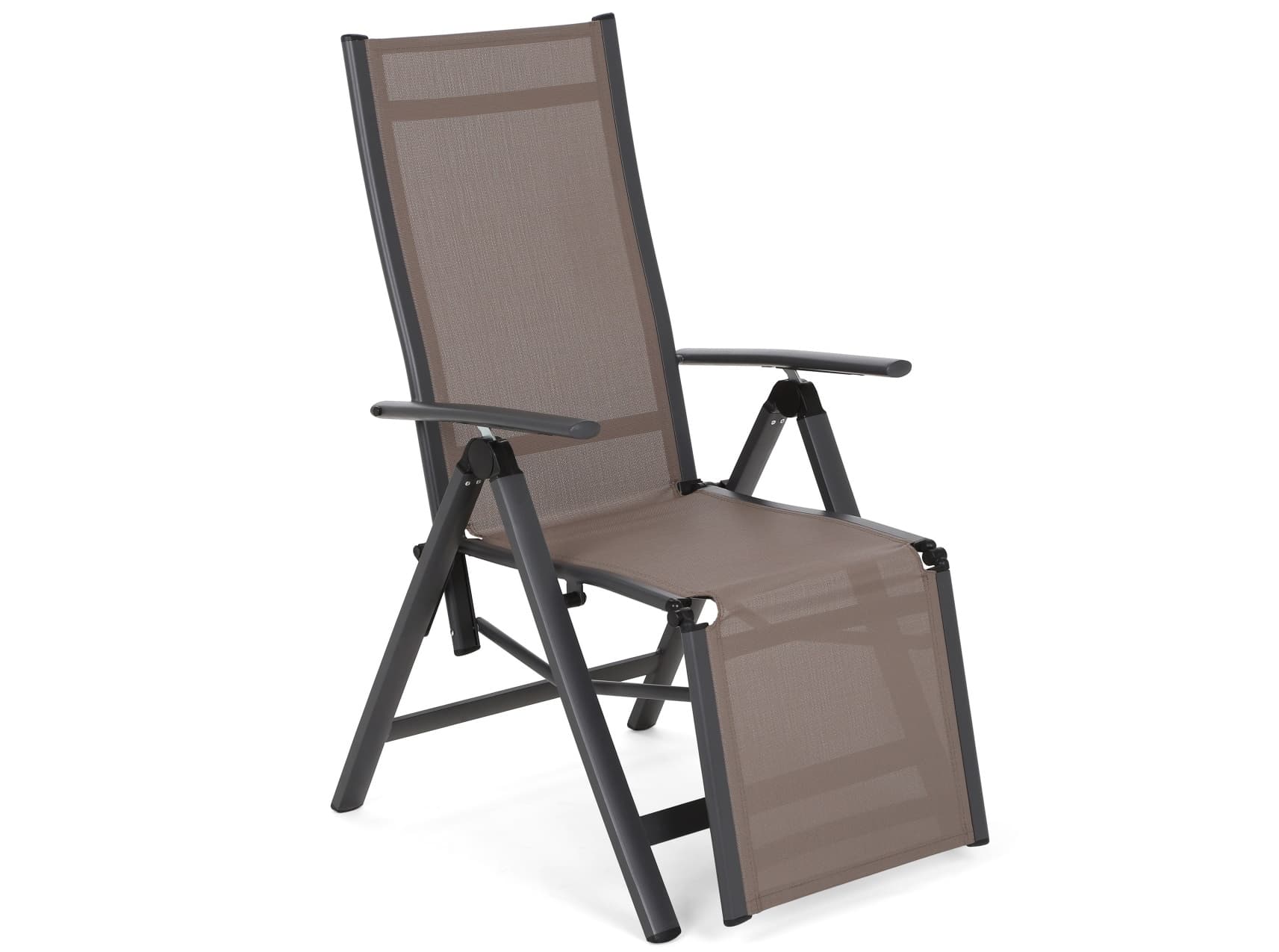Home&Garden Zahradní židle Ibiza Relax Grey / Taupe
