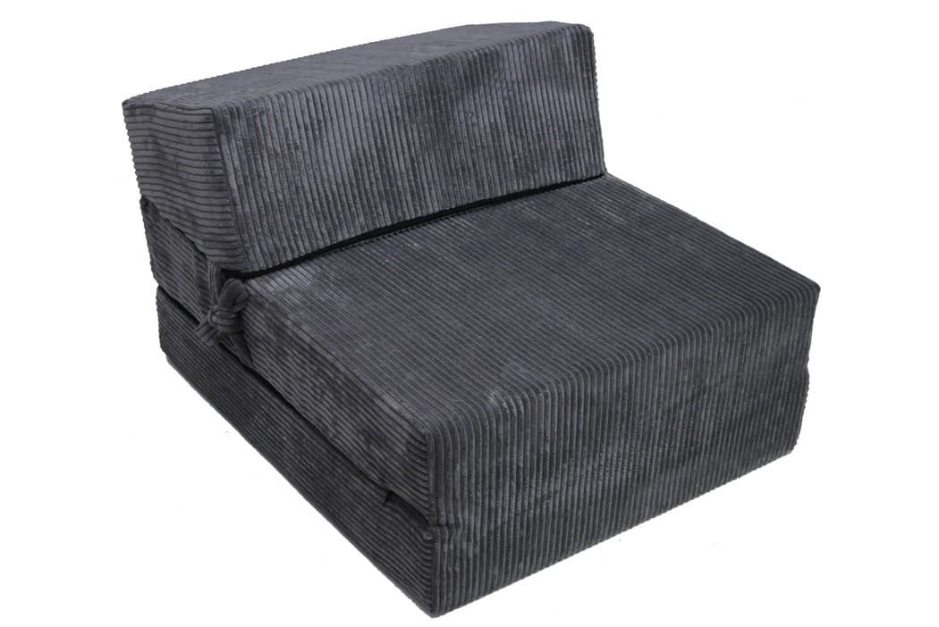 Fimex Rozkládací křeslo - matrace pro hosty Lincol tmavě šedé 70x200x15 cm - Fimex - náhled 5