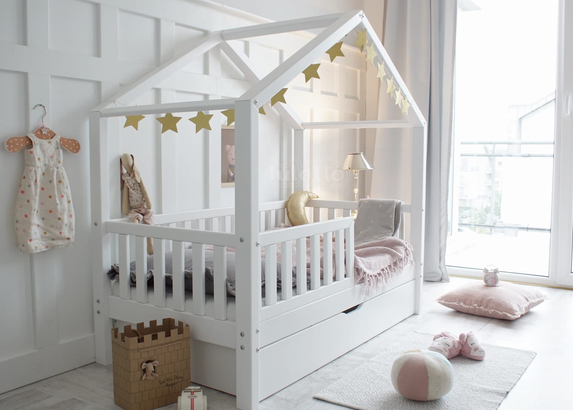 Luletto Domečková postel HouseBed Plotek Plus