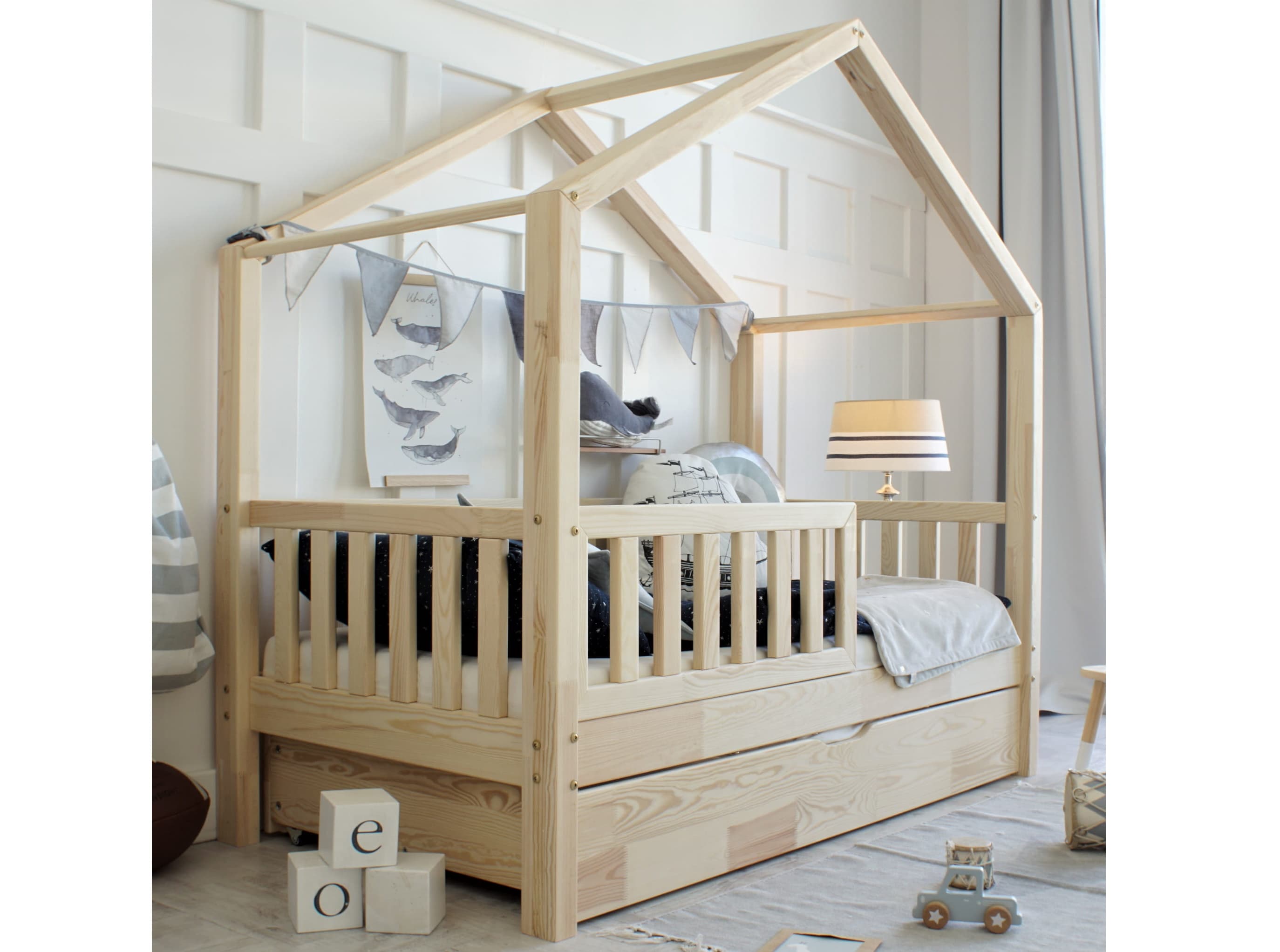 Luletto Domečková postel HouseBed Plotek Plus - náhled 3