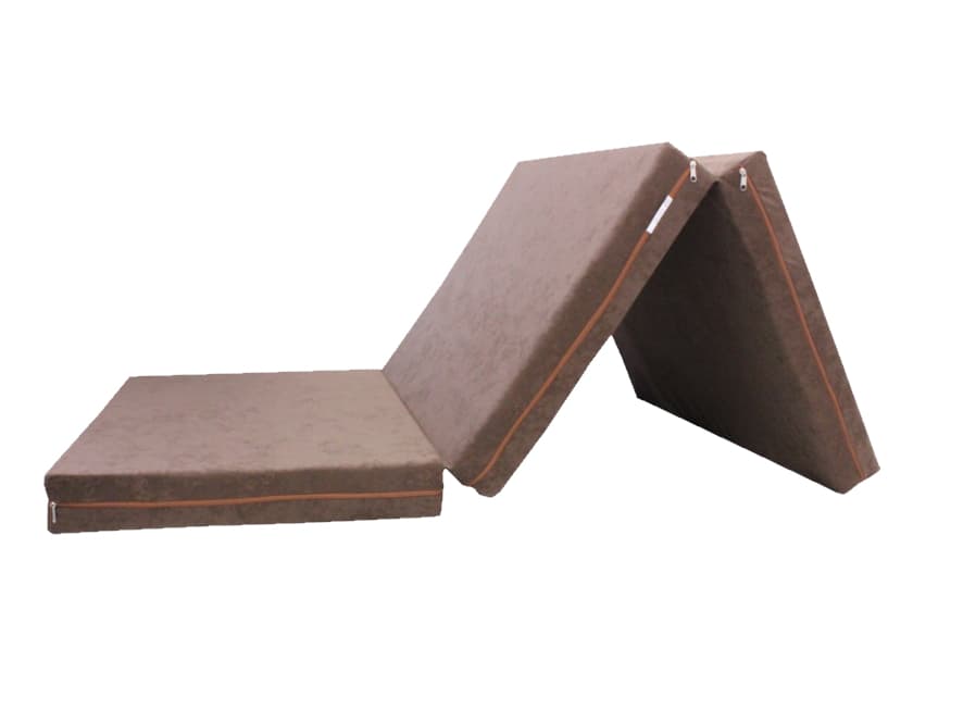 e-matrace.com Skládací matrace pro hosty hnědá 10 cm
