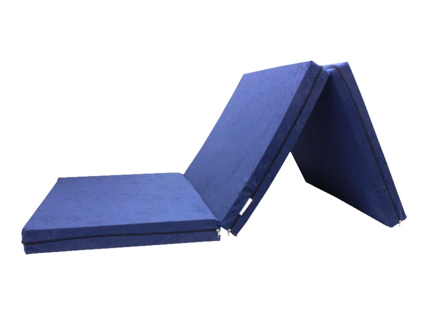 e-matrace.com Skládací matrace pro hosty modrá 8 cm