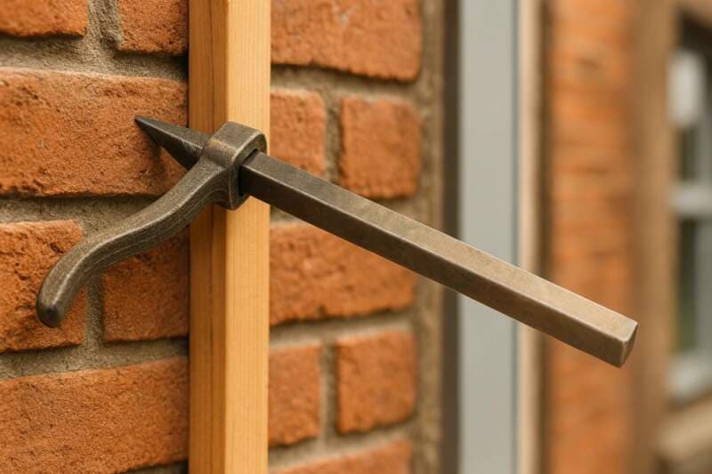 Skoba zednická kovaná 145 × 8 mm – TOPTRADE 600611